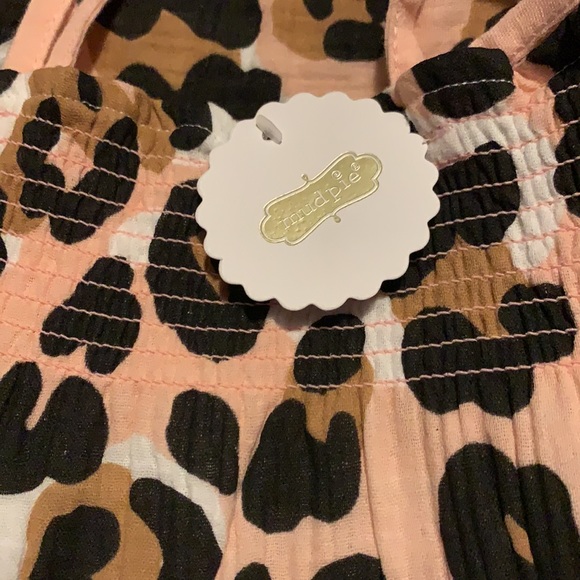 NWT Mud Pie Leopard Toddler Short Set - Picture 4 of 4